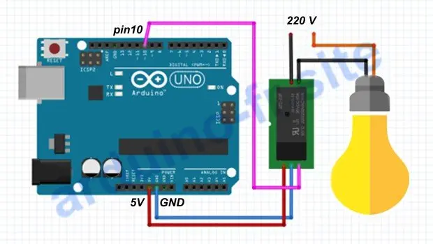 Come usare modulo SSR stato solido relè Arduino Uno