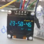 Orologio Arduino con OLED i2c e sensore DHT11