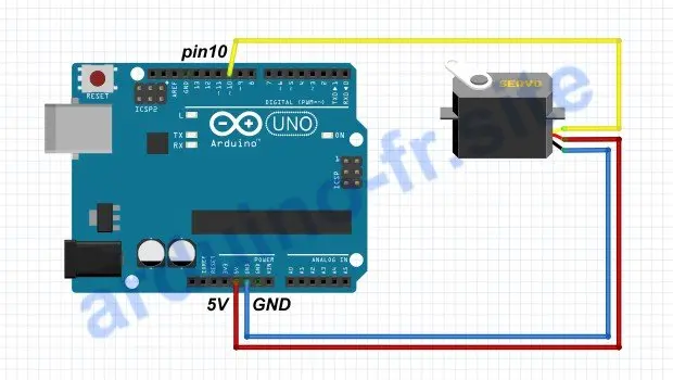 Come collegare e pilotare servomotore Arduino