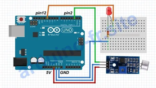 Come usare il sensore di sonoro KY-038 con Arduino Uno