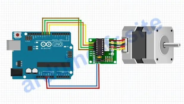 Come usare e pilotare stepper motor 28BYJ-48 Arduino