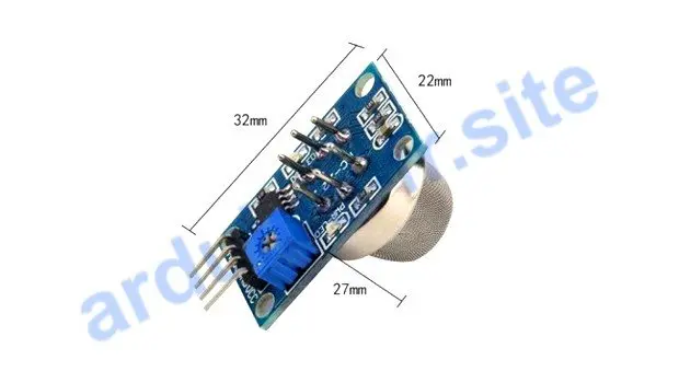 Collegamento del sensore di gas e fumo Arduino