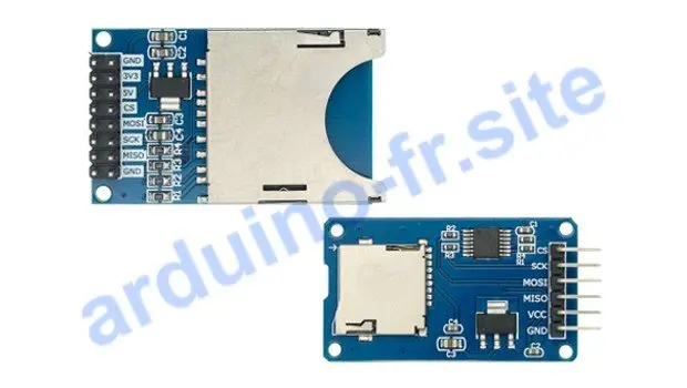 Modulo scheda SD Arduino pinout, datasheet