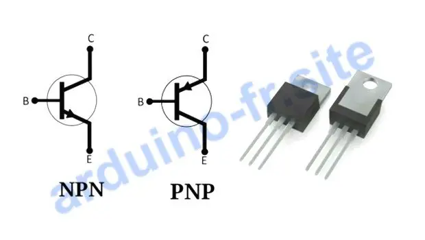 Come funziona transistor Arduino, datasheet