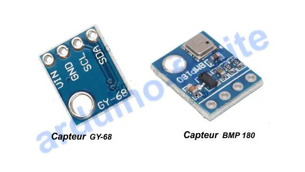 Sensore di pressione BMP180 / GY-68 pinout, datasheet