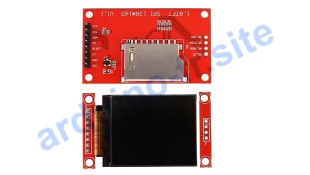 Modulo TFT SPI 128×160 pinout, datasheet