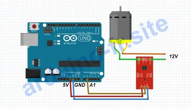 Come collegare sensore ACS712 ad Arduino Uno